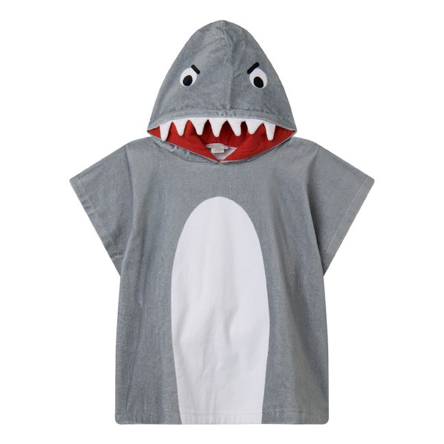 Shark Bath Poncho | Grey