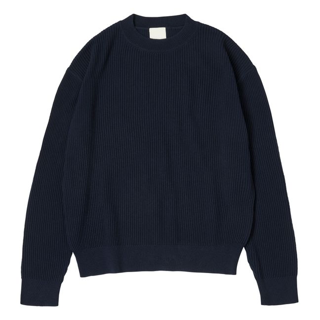 Pullover aus Wolle - Damenkollektion | Navy