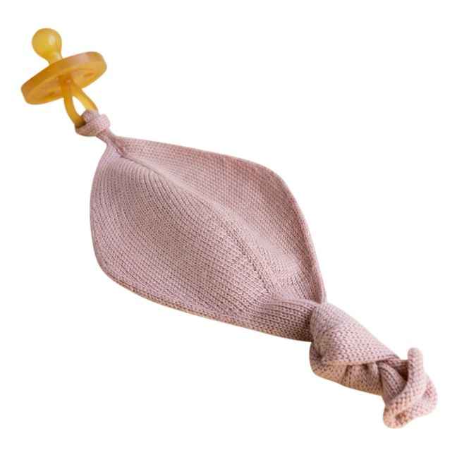 Titi Merino Wool Pacifier Chain | Pink