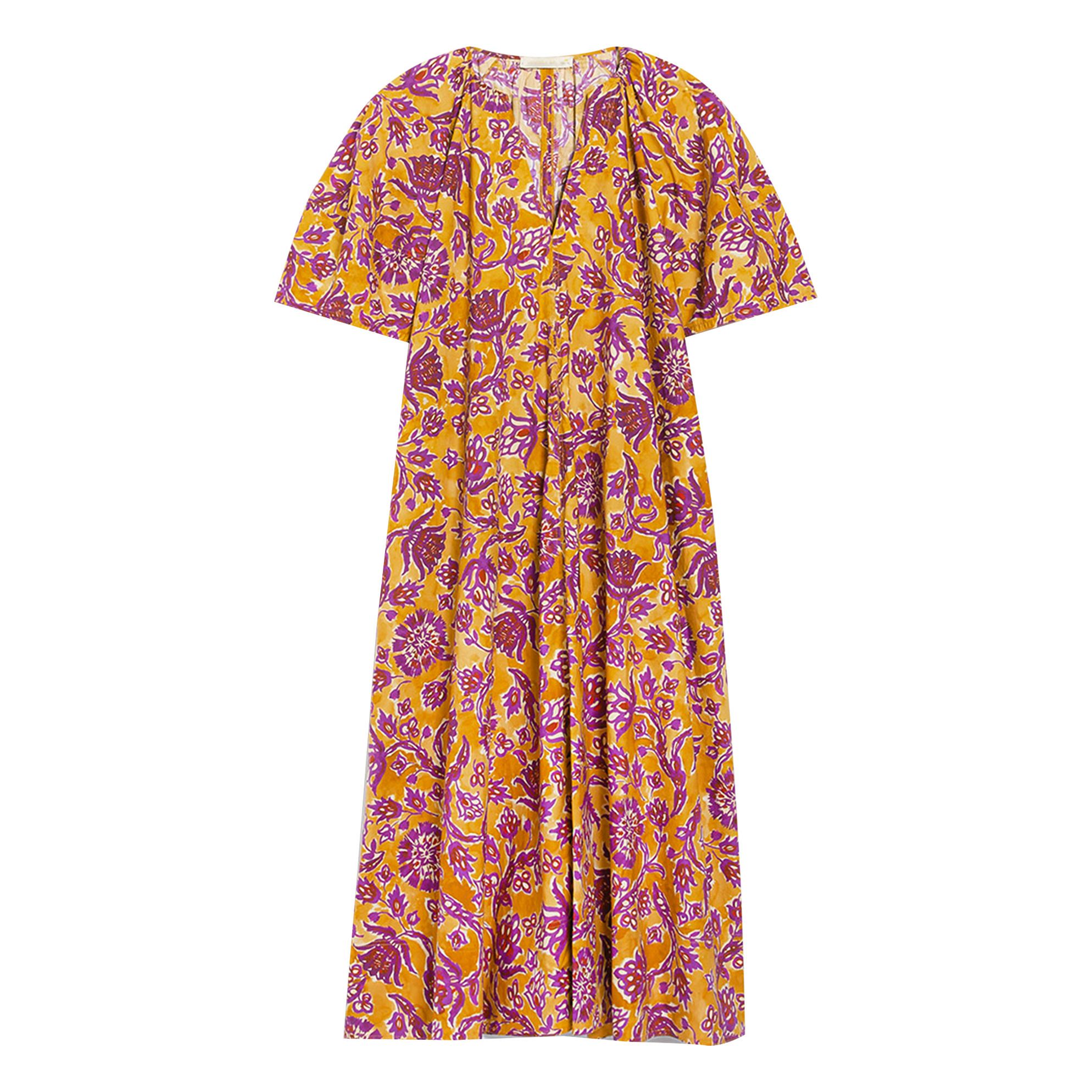 Vanessa Bruno - Robe Brooklyn Imprimée - Safran | Smallable