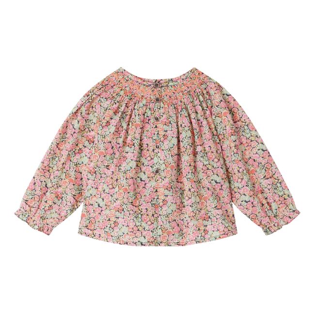 Blusa Liberty Griotte Smocked | Rosa