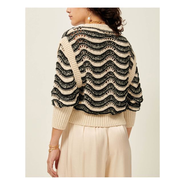 Serra Recycled Cotton Sweater | Black