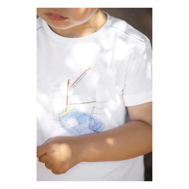 Camiseta Avenue de la Mer | Azul Cielo
