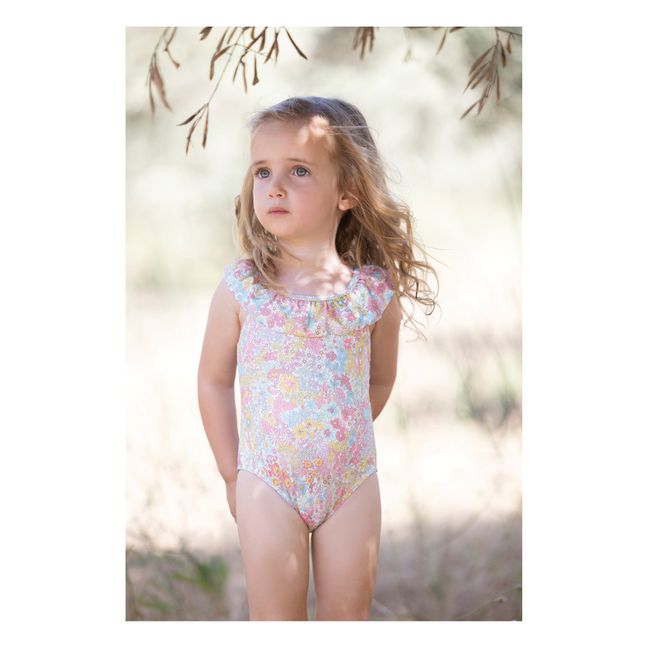 Girls pink swimming on sale costume