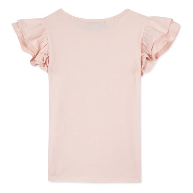 T-Shirt à Volants | Rose pâle