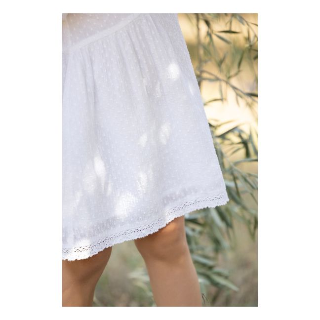 Lace dress | White