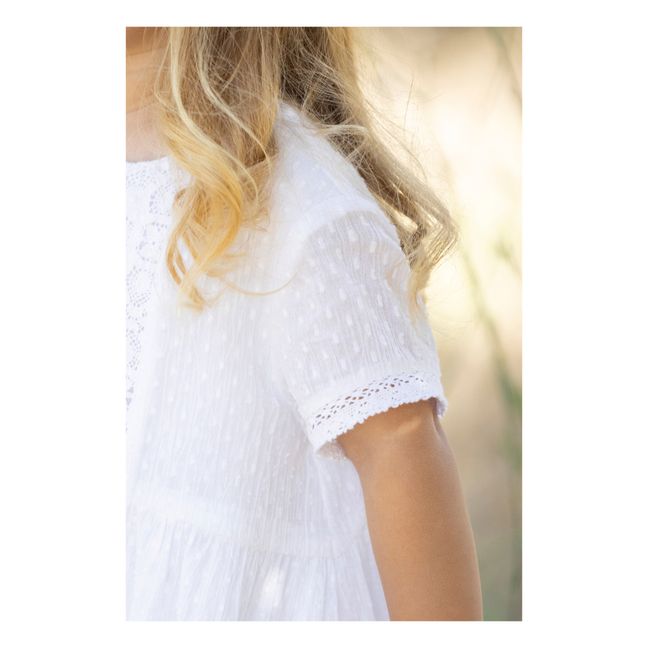 Lace dress | White