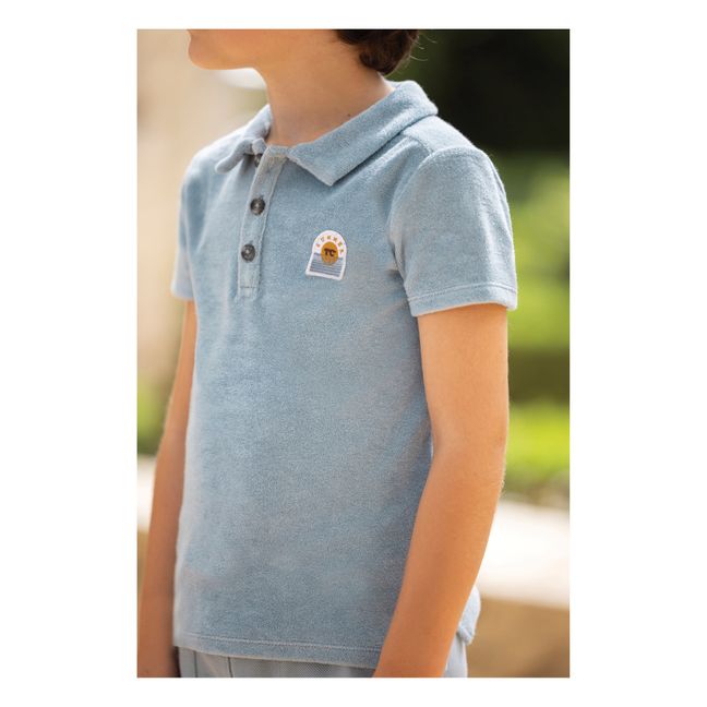 Polo Frottee | Blau