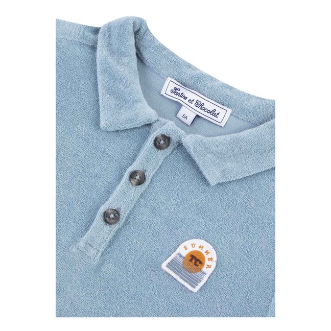 Polo Frottee | Blau