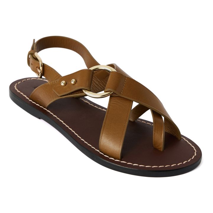 Soeur - Florence leather sandals - Bronze | Smallable