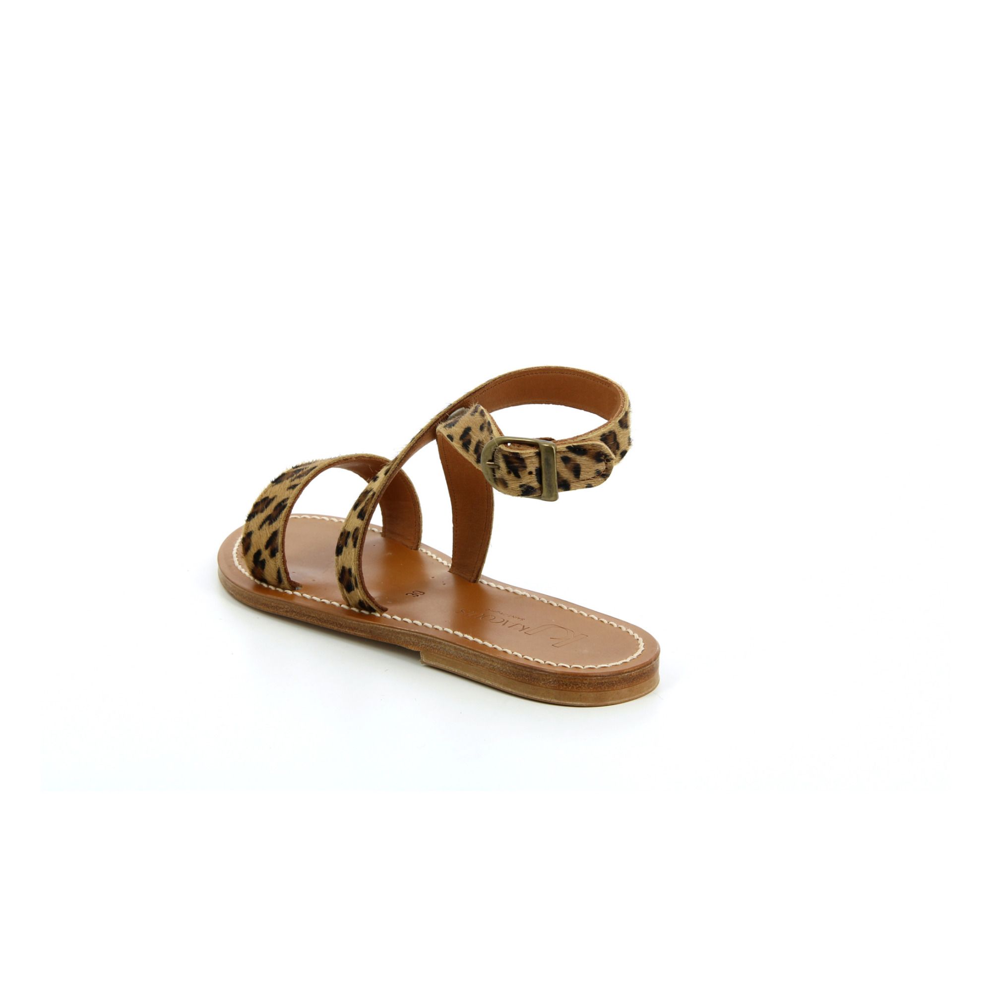 K jacques 2024 leopard sandals