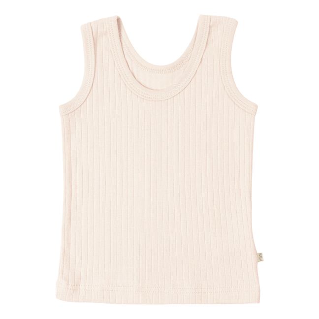 Organic Cotton Ribbed Tank Top