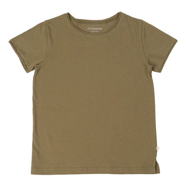 Maglietta in cotone biologico | Verde militare