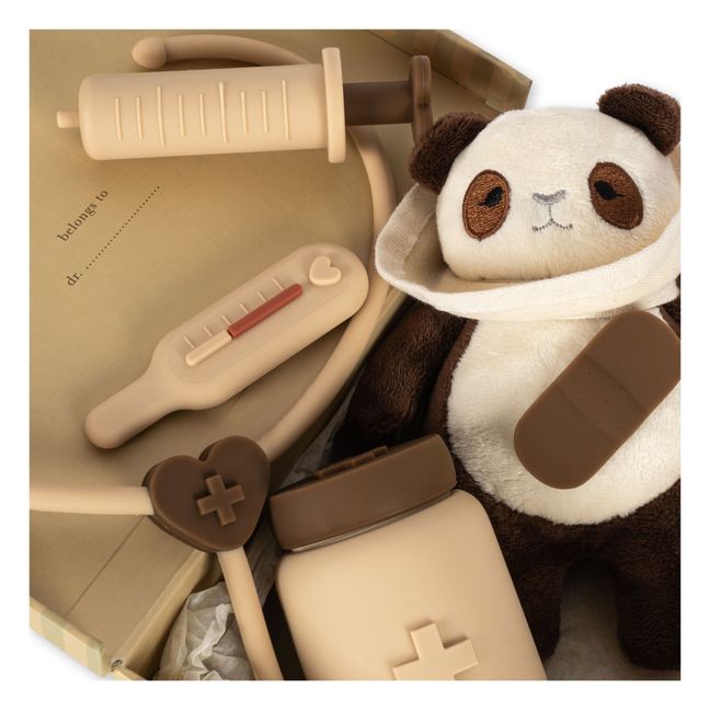Maletín veterinario Panda y accesorios | Beige