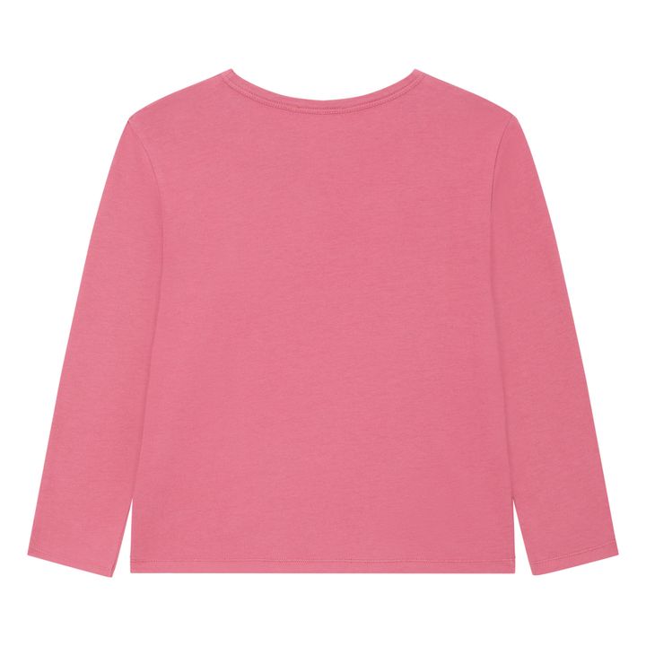 Organic Cotton Long-sleeved T-shirt | Dusty Pink- Product image n°3