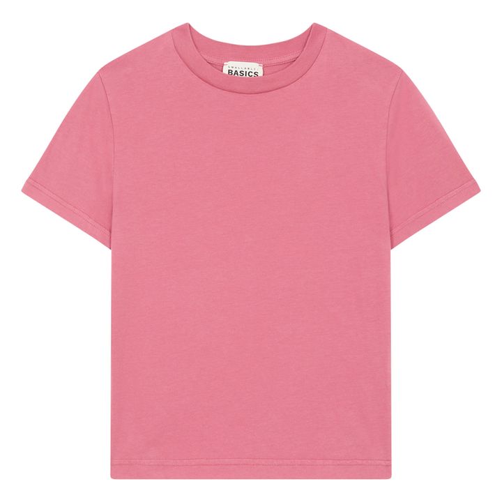 T-Shirt Jungen Kurzarm Bio-Baumwolle | Altrosa- Produktbild Nr. 0