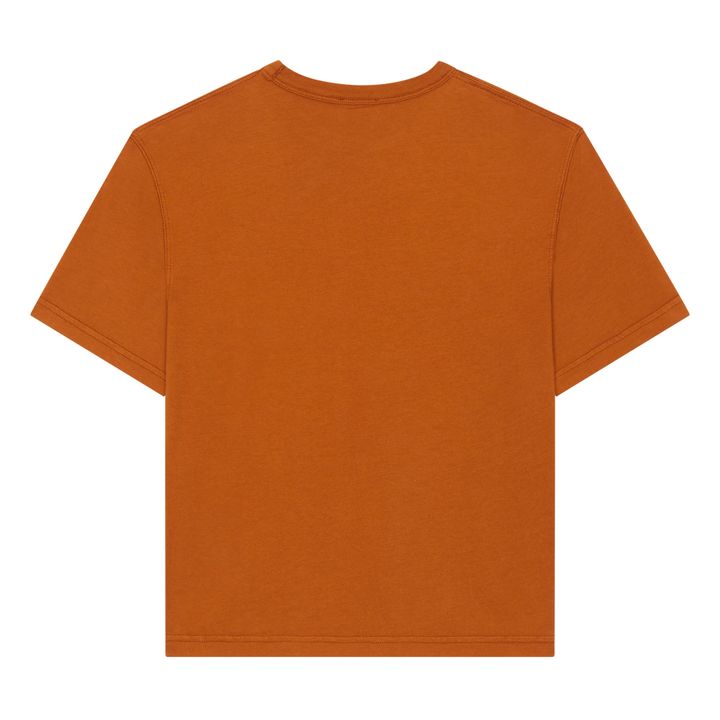 Camiseta oversize de algodón orgánico para niño | Avellana- Imagen del producto n°3