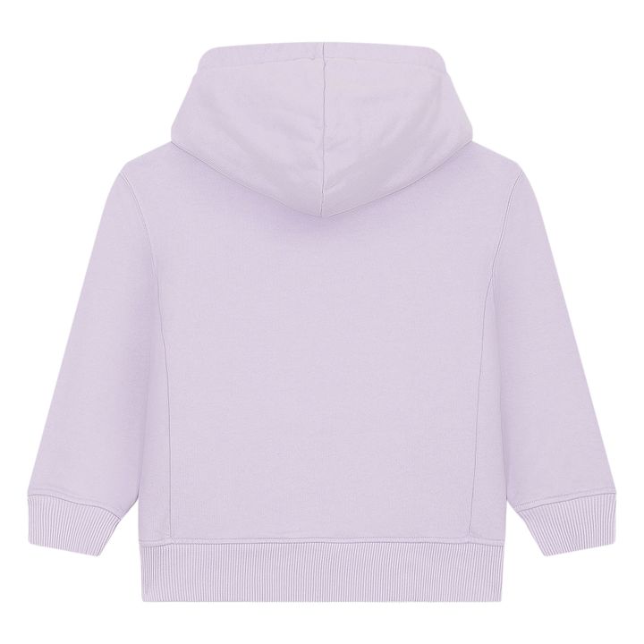 Boy's Organic Cotton Hoodie | Lilac- Product image n°3