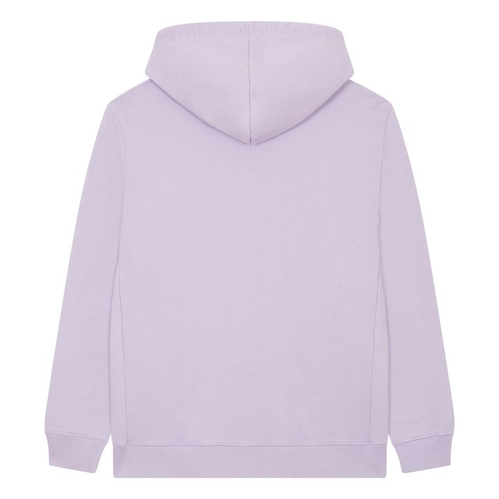 Kapuzen-Sweatshirt aus Bio-Baumwolle | Lila- Produktbild Nr. 3