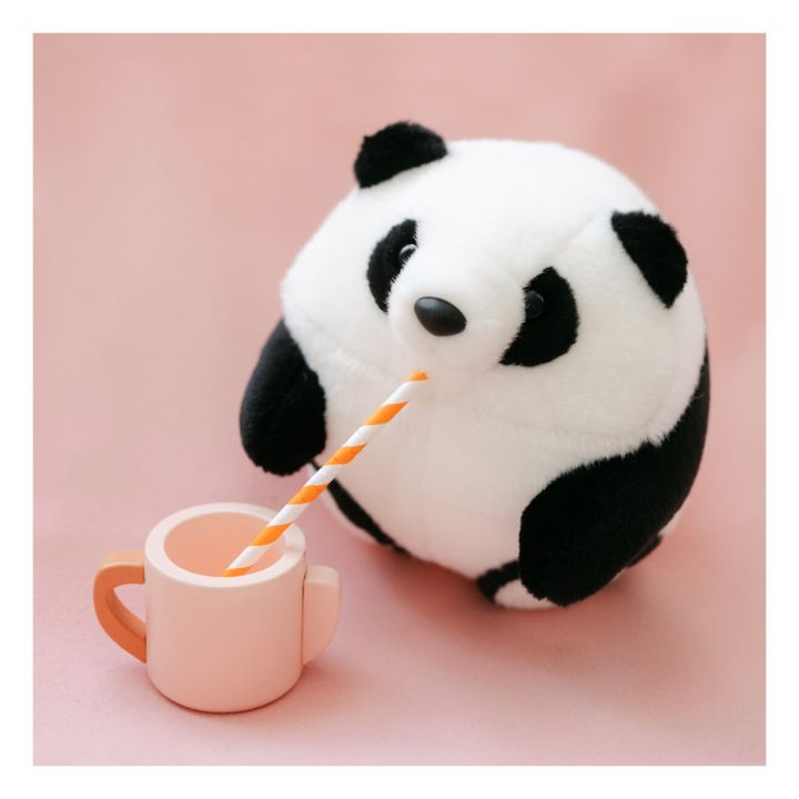 Roodoodoo Dada the Panda soft toy | Black- Product image n°2