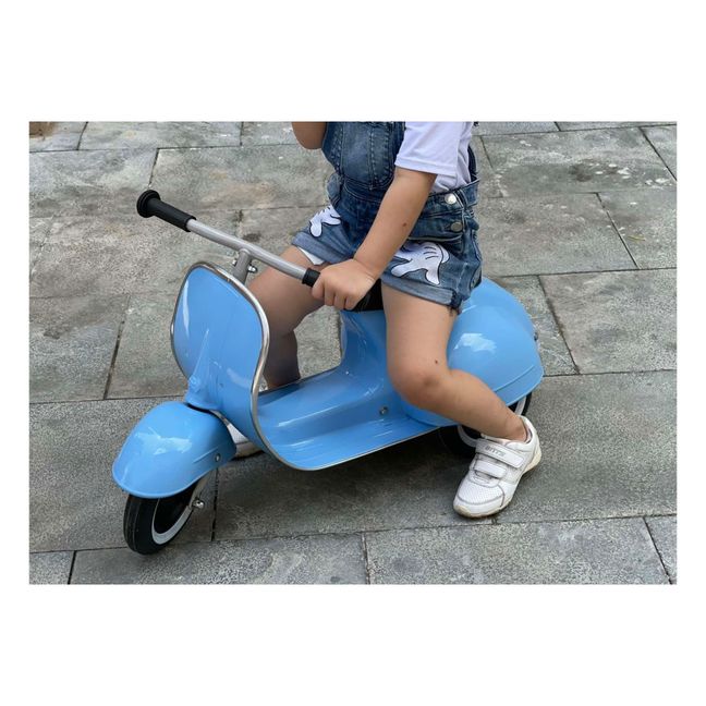 Scooter-Transporter aus Metall | Hellblau