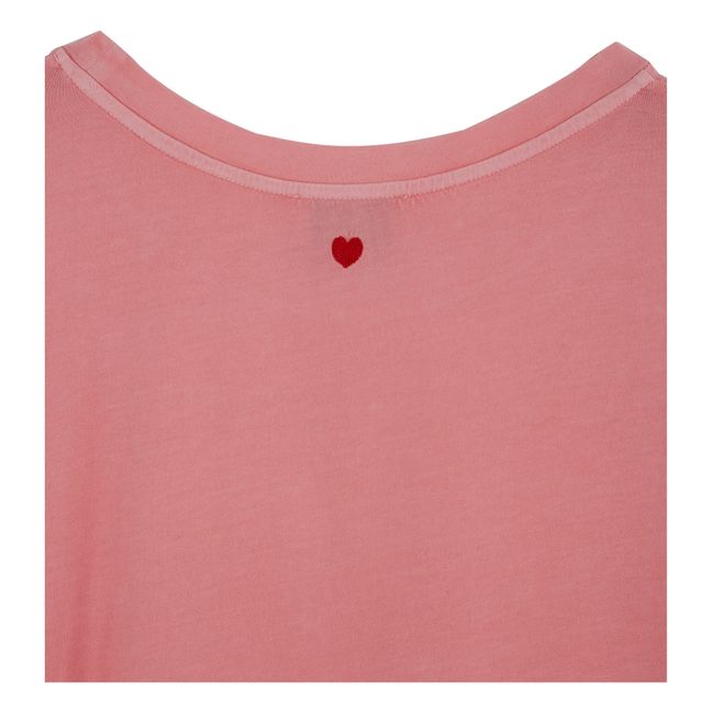 Camiseta de algodón ecológico Zamila - Colección Mujer | Rosa