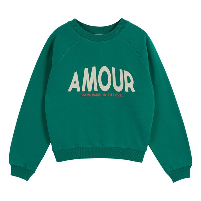 Sweatshirt Zamour Bio-Baumwolle - Damenkollektion | Grün