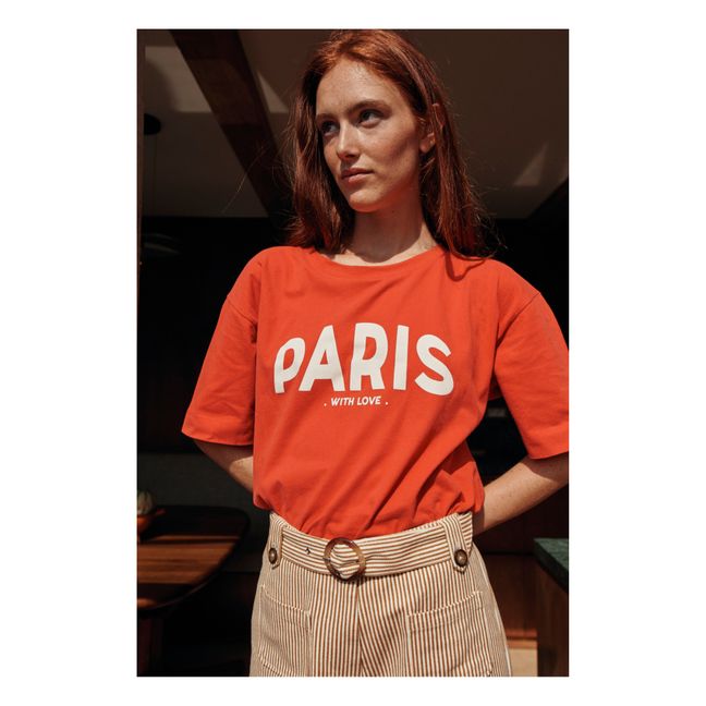 Zaris T-Shirt aus Bio-Baumwolle - Damenkollektion | Rot