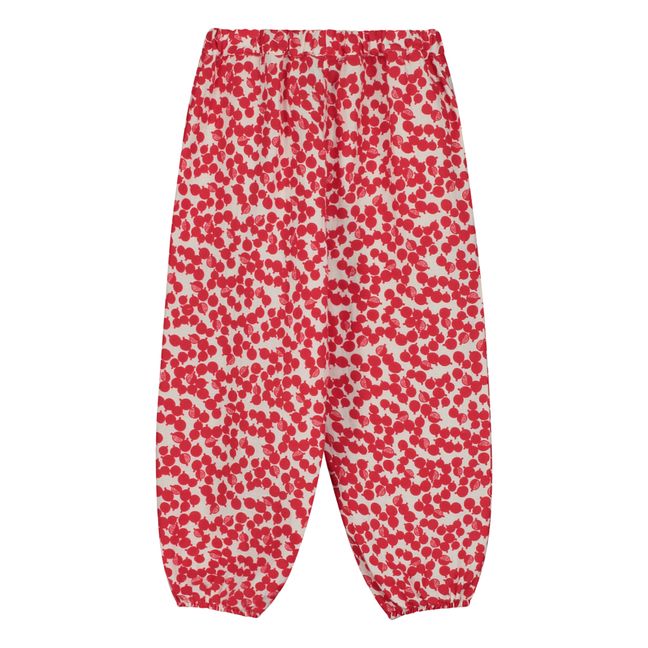 Pantalones de algodón Bristol Bïo | Rojo