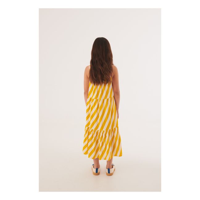 Vestido de algodón orgánico Jakarta | Amarillo