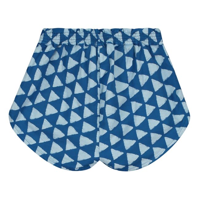 Pantalones cortos de algodón orgánico Marrakech | Azul