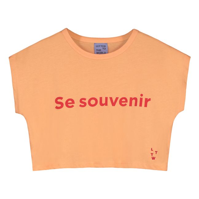 T-Shirt L.A Bio-Baumwolle | Apricot
