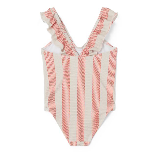1 Piece Striped Swimsuit | Pink