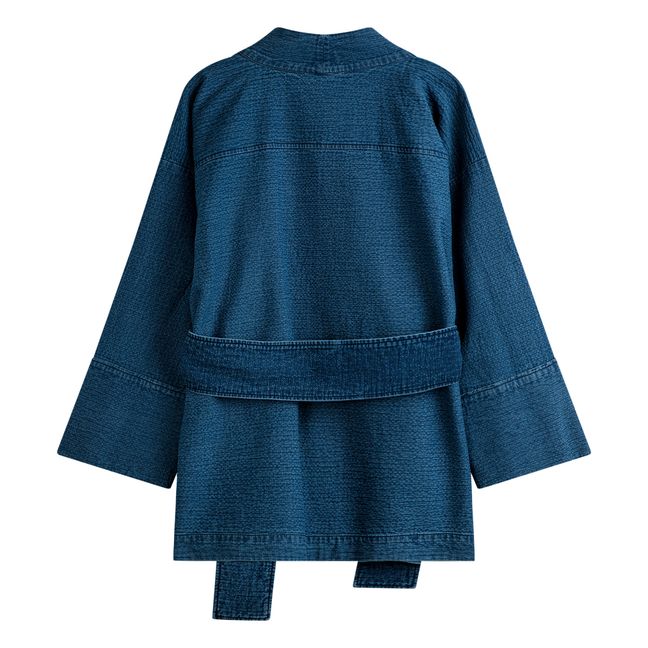 Veste Kimono Coton - Collection Femme  | Bleu jean