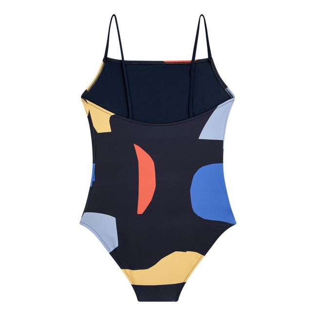 Landscape 1-piece swimming costume - Women's collection  | Midnight blue