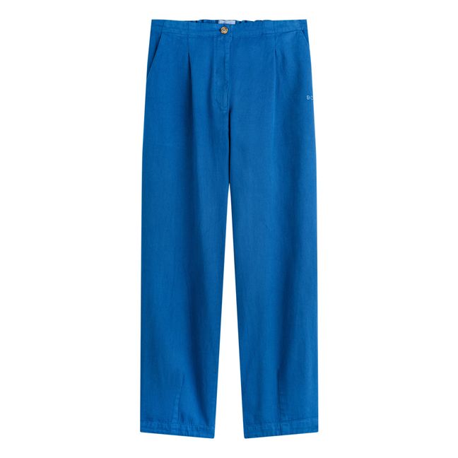 Pantalon à Pinces - Collection Femme  | Bleu