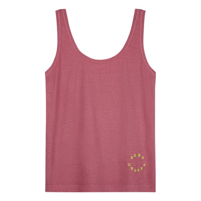 Organic cotton tank top - Women's collection  | Dusty Pink