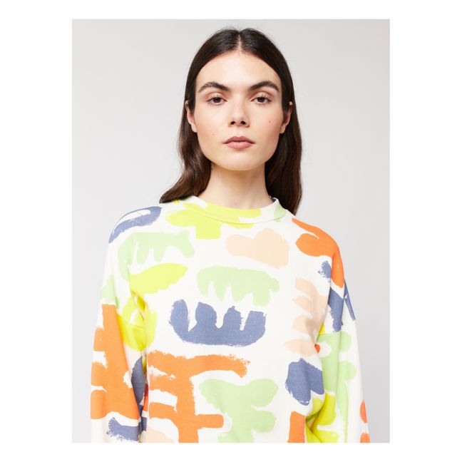 Canaval Sweatshirt aus Bio-Baumwolle - Damenkollektion  | Seidenfarben