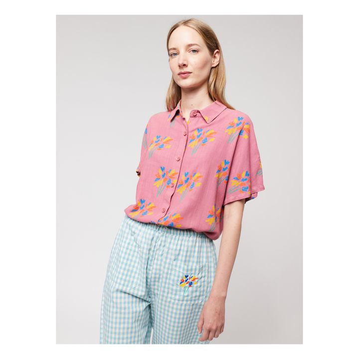 Ensemble lin femme vieux rose L