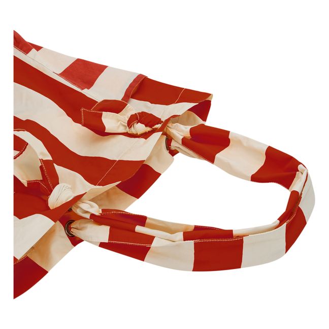 Tote Bag Stripes - Colección Femenina  | Rojo ladrillo