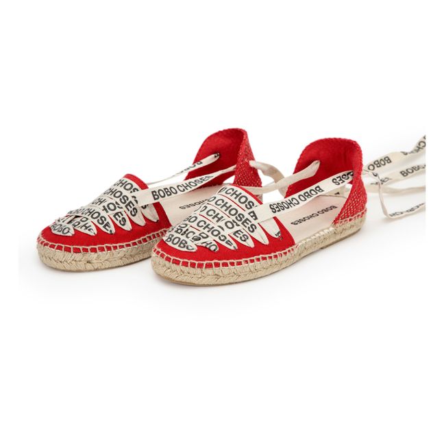 Espadrilles Bobo Choses Organic Cotton - Women's collection  | Red
