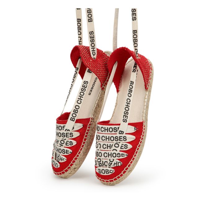 Espadrilles Bobo Choses Organic Cotton - Women's collection  | Red
