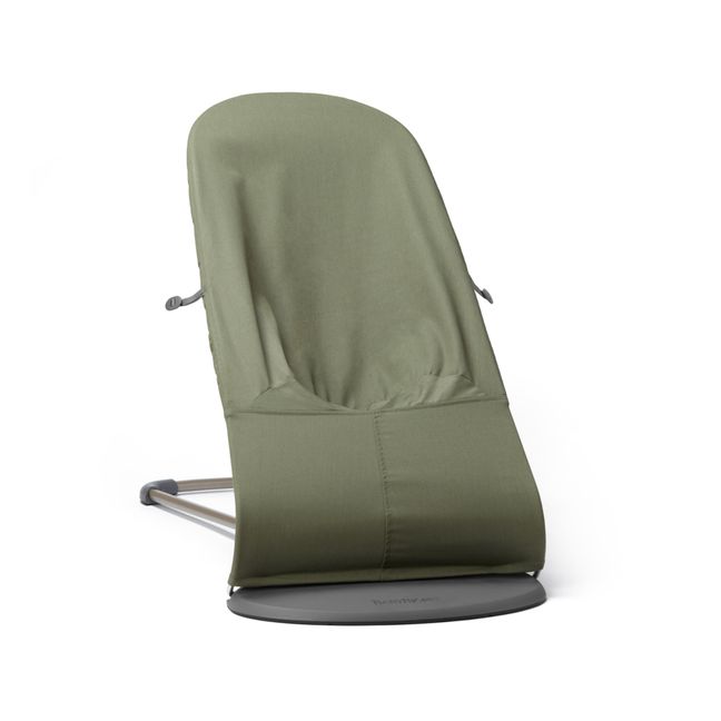 Bliss deckchair in quilted cotton | Dark green