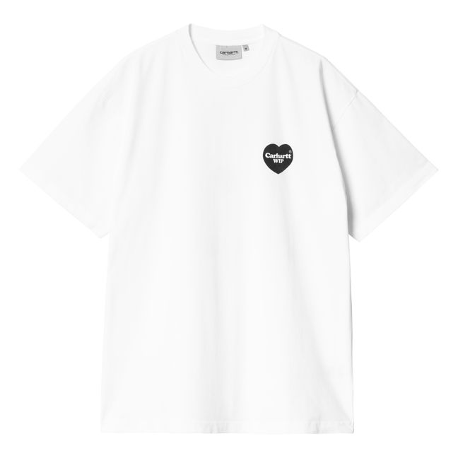 T-shirt Heart Bandana Cotone organico | Bianco