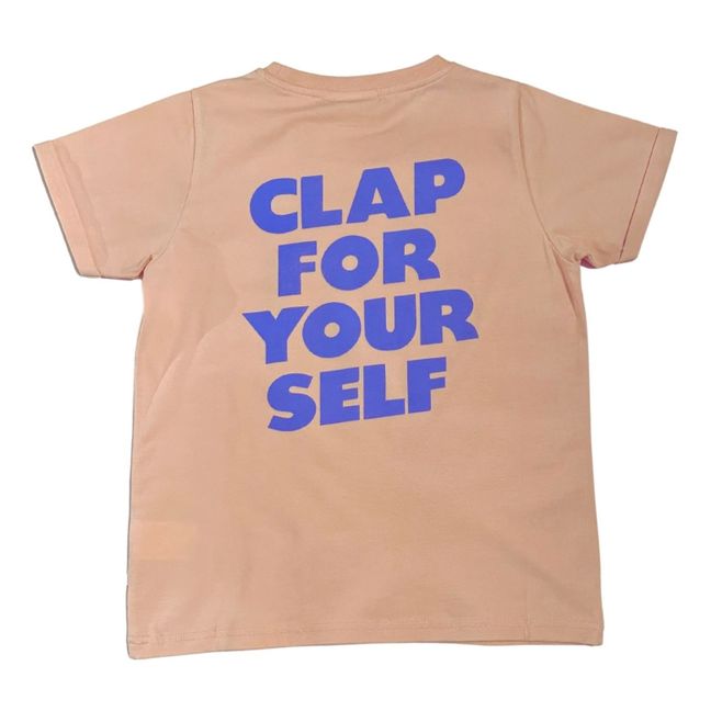 Camiseta Clap For Yourself | Rosa Melocotón