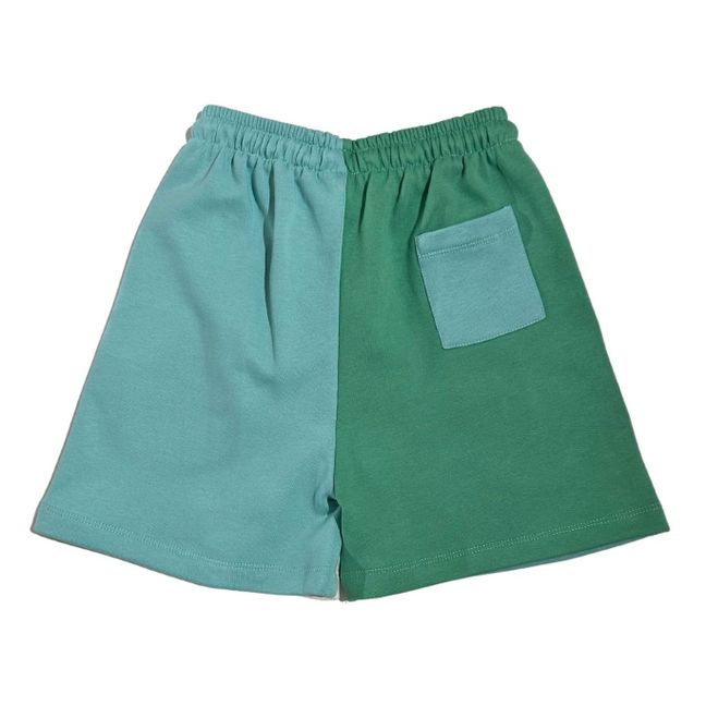 Pantalones cortos Jogger con bloques de color | Azul