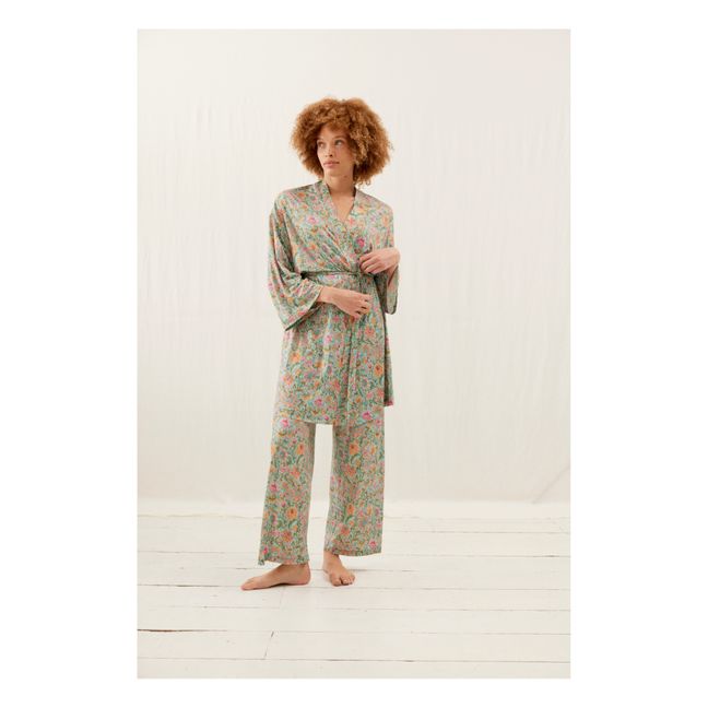Melycia Pyjamahose aus recycelten Fasern - Damenkollektion | Blau