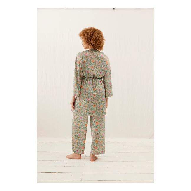 Pantalon de Pyjama Melycia Fibres Recyclées - Collection Femme | Bleu