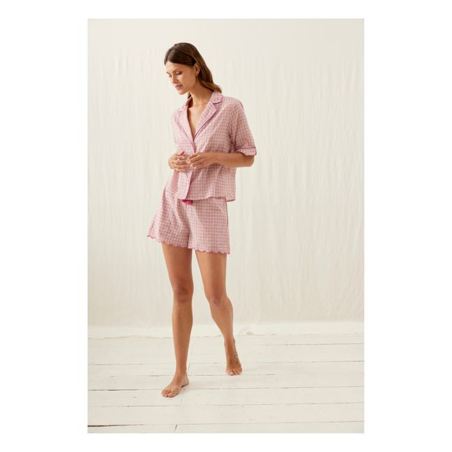 Pyjama Louizala Coton Bio - Collection Femme | Rose