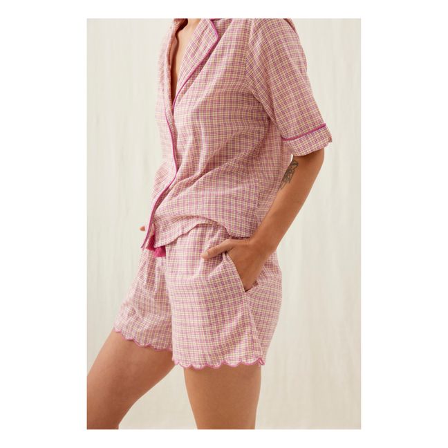 Louizala Pyjama aus Bio-Baumwolle - Damenkollektion | Rosa